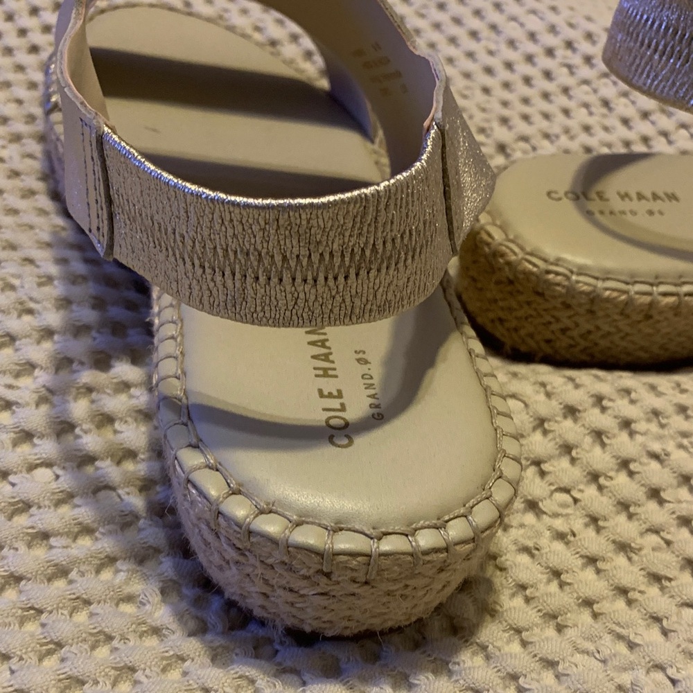 Cole Haan Metallic Kids Sandals - Picture 3 of 8